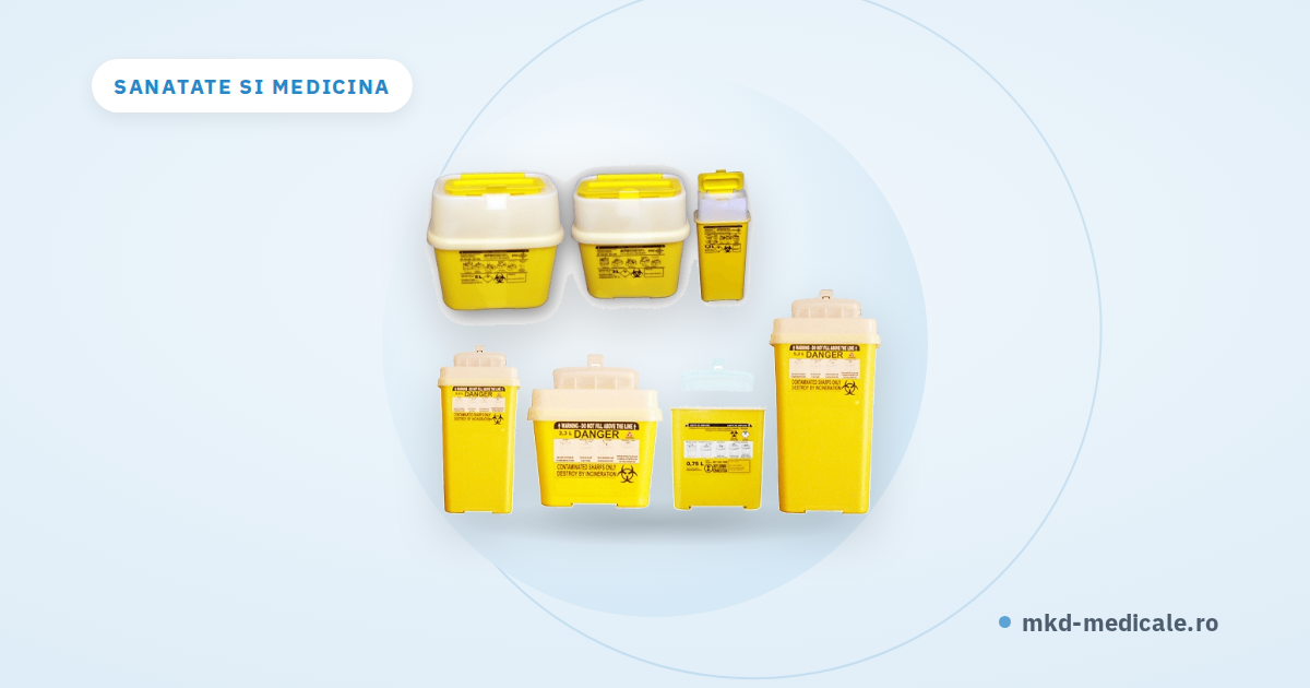 Cutii pentru deseuri medicale: cum alegi capacitatea potrivita