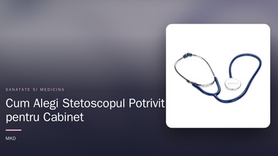 Cum Alegi Stetoscopul Potrivit pentru Cabinet