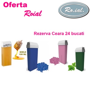 24 Buc LA ALEGERE - Rezerva ceara epilat de unica folosinta ROIAL - Img 1