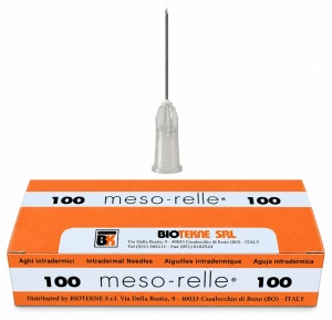 Ace mezoterapie Meso-Relle 27G, gri, 0.40x40 mm, 100 bucati