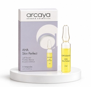 Arcaya AHA Skin Perfect - Fiole exfoliante cu acizi din fructe si acid salicilic, 5 buc x 2 ml