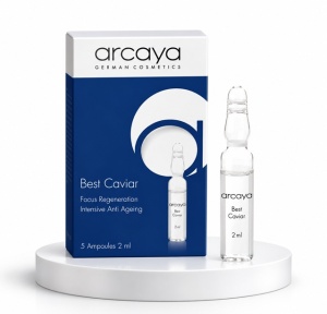 Arcaya Best Caviar - Fiole antirid cu extract de caviar pentru fermitate si revitalizare, 5 buc x 2 ml
