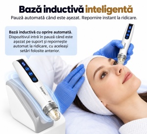 Bio Pen Q2 wireless 3-in-1 cu Microneedling, EMS si fototerapie LED - Img 5