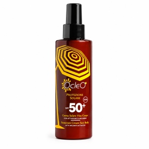 Crema solara fata si corp SPF 50 spray cu activator de melanina