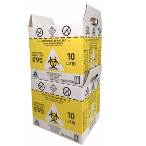 Cutie incinerare deseuri medicale 40+SAC BIOHAZARD - Img 3