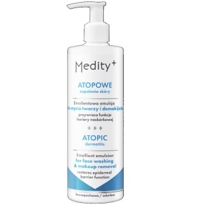Emulsie faciala pentru demachere si curatare a tenului atopic Medity+