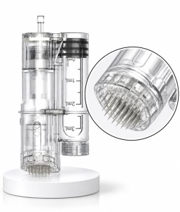 Hydra Pen - cartus cu 36 ace din otel inoxidabil si rezervor substanta 2 mm - compatibil cu dispozitivul H6