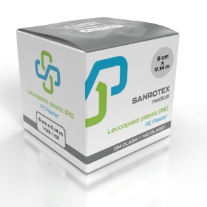 Leucoplast Plastic Transparent, ambalat individual 5 x 5 cm