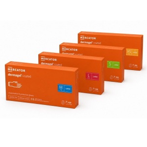 Manusi examinare Latex, nepudrate, Dermagel