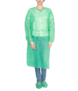 Oferta Halate de unica folosinta cu legaturi VERZI