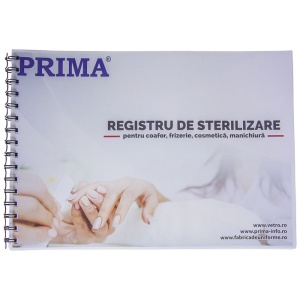 Registru sterilizare pentru saloane de infrumusetare A4, 50 file