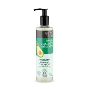 Sampon pentru par degradat si uscat Organic Shop Avocado & Honey 280 ml