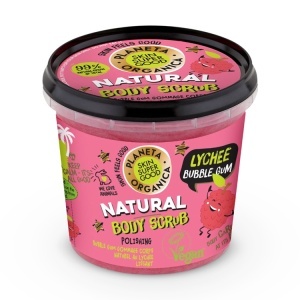 Scrub de corp cu aroma de guma de mestecat, lychee si menta 360 ml