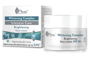 Whitening complex Brightening face cream SPF 30 - Crema de zi pentru uniformizare ten cu pete pigmentare - SPF 30