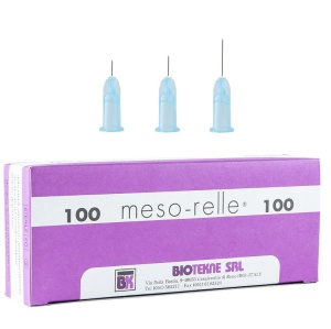 Ace mezoterapie Meso-Relle 31G, albastru, 100 bucati