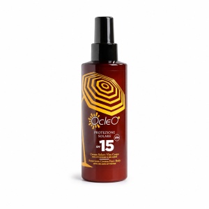Crema solara fata si corp SPF 15 spray cu activator de melanina