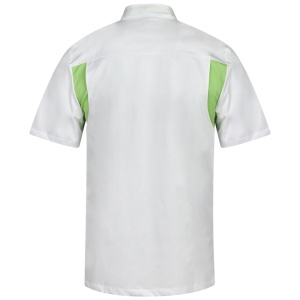 Halat medical barbat capse Massimo Alb-Verde - Img 4
