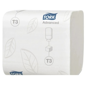 Hârtie igienică pliată, 2 straturi, Tork Advanced