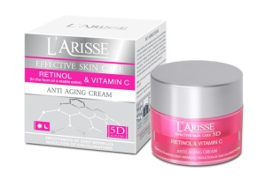 L'arisse - Anti-wrinkle cream - Crema anti-aging pentru varsta 50+ cu Retinol si Vitamina C