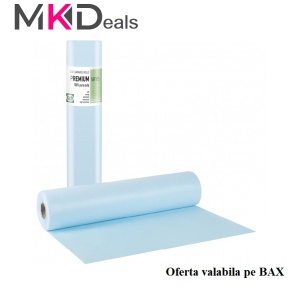 Oferta Rola cearceaf hartie impermeabila ALBASTRA 58 X 50