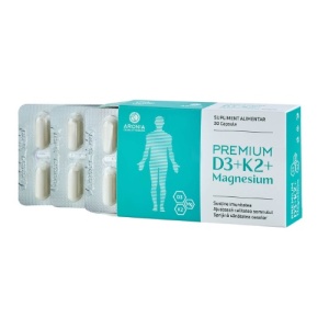 Premium D3+K2+Magnesiu - sustine imunitatea, somnul si oasele - Img 2