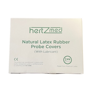 Prezervative sonda ecograf HertzMed, latex LUBRIFIATE, 144 buc ambalate indifvidual - Img 5