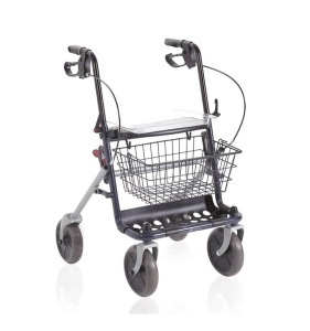 Rolator din otel vopsit, cu 4 roti, sezut si cos - RP689 - Img 2