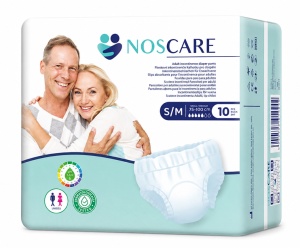 Scutece de incontinenta tip chilot, Marimea S/M, 10 buc, Noscares