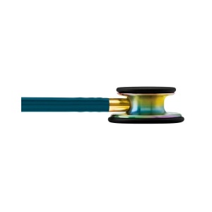 Stetoscop 3M™ Littmann® Classic III, Turcoaz inchis, capsula curcubeu (Caribbean Blue/Rainbow) - Img 2
