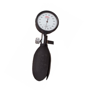 Tensiometru mecanic ERKA cu manometru si para, Kobold 48, Negru