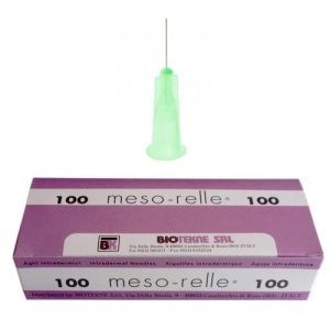 Ace mezoterapie Meso-Relle 33G, verde, 100 bucati