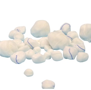 Bile din tifon sterile, cu fir radioopac TUPFER lux 20X20cm