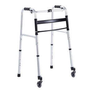 Cadru de mers pliabil, 2 roti mobile fata, spate fix - RP734