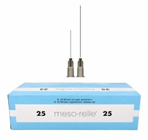 Canula Meso-Relle - ac intradermic 22Gx50 mm, ac pilot 21Gx25 mm