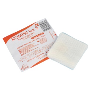 Comprese sterile tifon Kompri Lux S, 5cmX5cm - 5 buc/plic Calitate Superioara