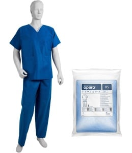 Costum unica folosinta Albastru - Pijama OPERO