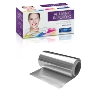 Folie aluminiu coafor Argintie