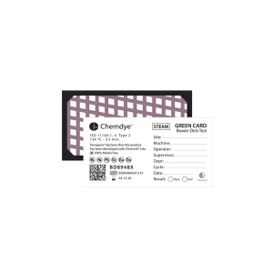 Indicator sterilizare Bowie & Dick card abur (autoclav)