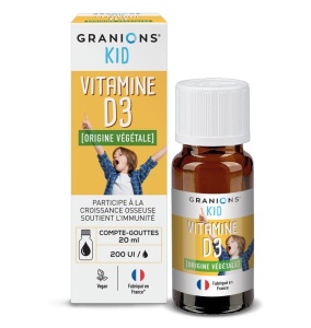 LGN Kid Vitamina D3, 20 ml – Vitamina D3 lichida pentru imunitate si oase - Granions Franta
