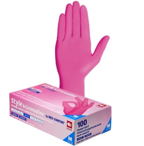 Manusi nitril Roz STYLE GRENADINE
