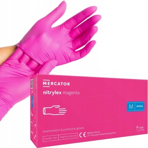 Oferta Manusi nitril Roz Magenta NITRYLEX - Img 2