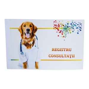 Registru consultatii uz veterinar A4, 100 file