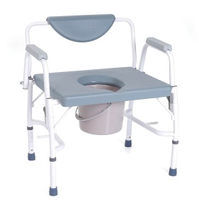 Scaun WC de camera 4 in 1, pentru persoane supraponderale - RH780