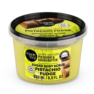 Scrub de corp Organic Shop cu fistic si cacao 250 ml