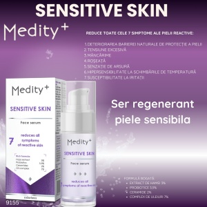 Ser regenerant pentru piele sensibila Medity+ - Img 2