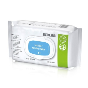 Servetele dezinfectante cu alcool Incidin Alcohol Wipes, Ecolab