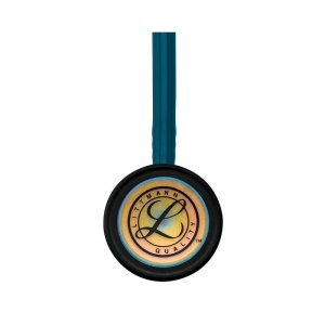 Stetoscop 3M™ Littmann® Classic III, Turcoaz inchis, capsula curcubeu (Caribbean Blue/Rainbow) - Img 3