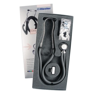 Stetoscop ri-rap, Riester, negru, 40cm - Img 2