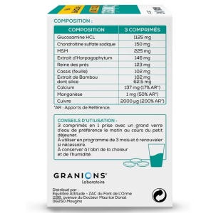 Supliment pentru articulatii Chondrosteo - Granions Franta - Img 2