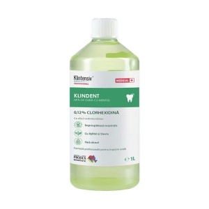 Apă de gură mentolată cu clorhexidină, 1 L KLINTENSIV
